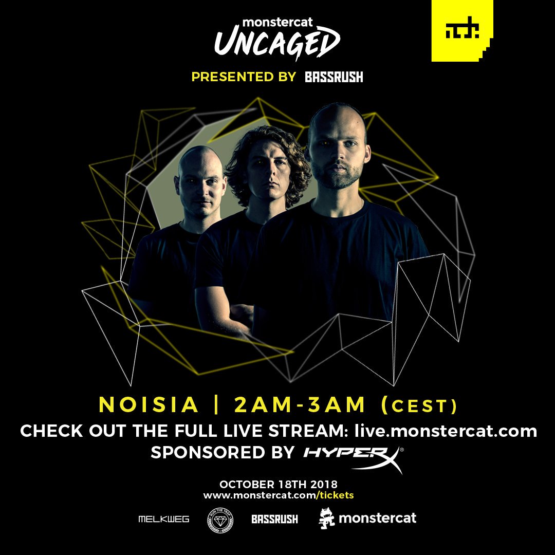 Noisia_nl's tweet image. We'll be streaming our set live from Amsterdam tomorrow 📺 2:00-3:00 CET. You will be able to watch it through our Facebook page 👉 m.facebook.com/noisia #ADE18 #ade2018