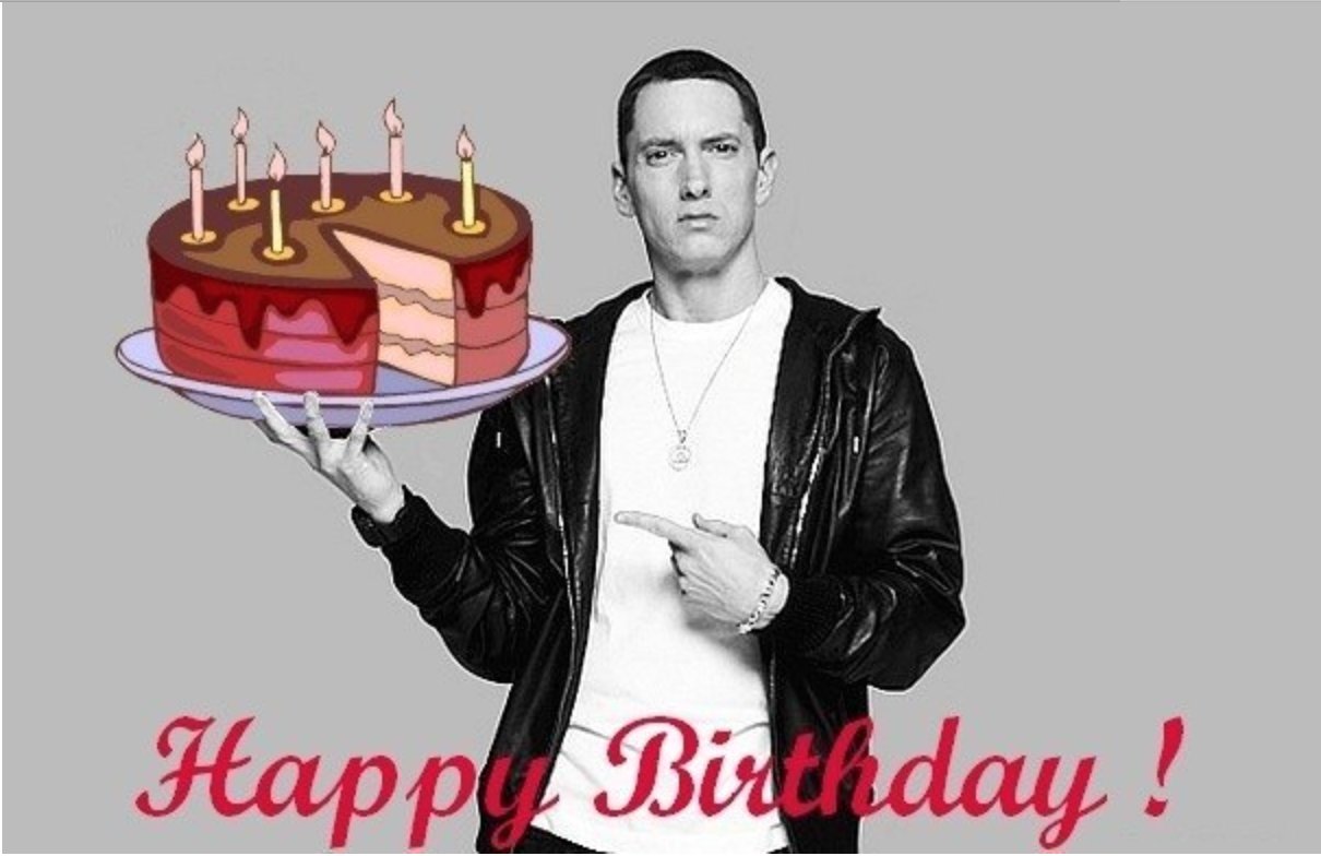 Happy Birthday Eminem .. 