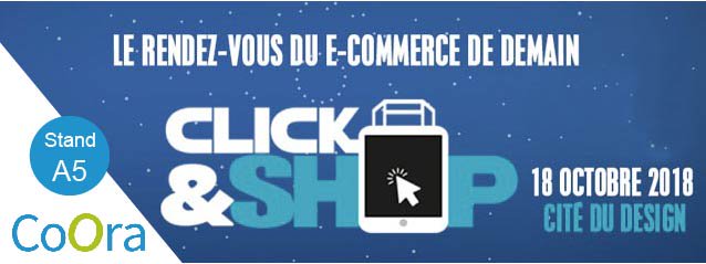 A demain au salon <a href="/ClickShopOff/">Click&Shop</a> !
L'agence Coora sera présente sur le stand A5 et animera un atelier à 13h30 consacré à l'automatisation. Ne manquez pas ce rendez-vous du E-commerce ! Inscrivez-vous 👉 weezevent.com/salon-clickshop