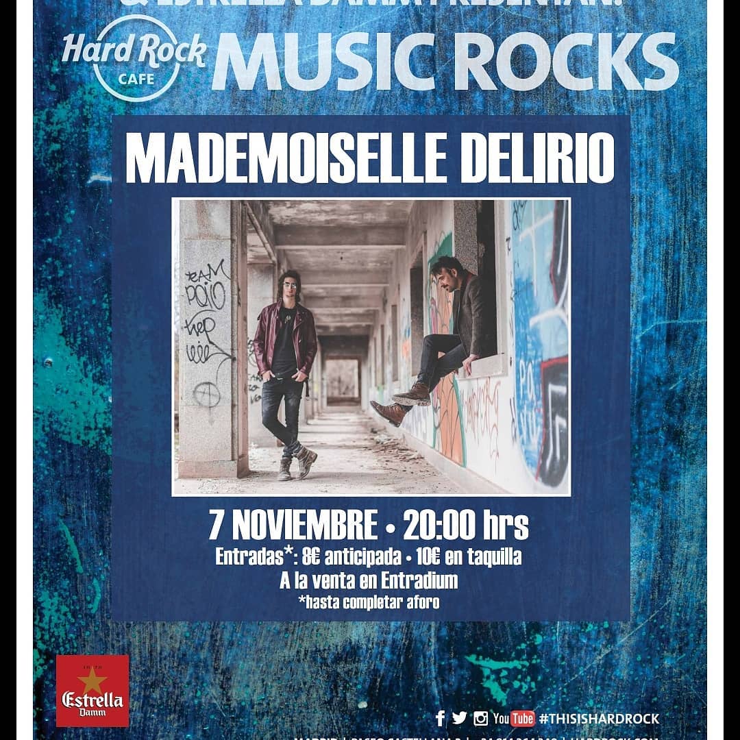 ClickRadioTV's tweet photo. No te pierdas a @MDelirioband Delirio, hoy a las 14 hrs en las entrevistas #topclick10 presentándonos su trabajo #Aedo https://t.co/HWDTUwsLIA