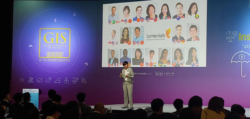 Lauren Liang, #LumenLabSG Head of Partnership, did a great job at the Global #Insurance Symposium. She talked about <a href="/MetLife/">MetLife</a> 's focus on #innovation and its commitment to capture the opportunities and establish one of the industry’s most vibrant,disciplined innovation ecosystems.