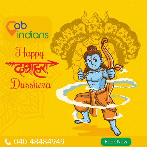 CabIndians's tweet photo. A time for celebration,
A moment for the victory of good over evil,
A moment when the world sees an example of the power of good.
Let us continue the same “true” spirit. #HappyDussehra!! https://t.co/mQJh9X7tLx