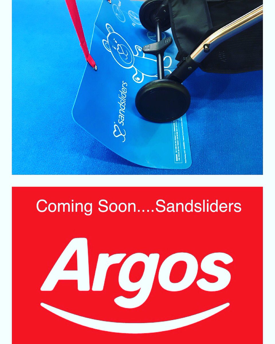 Proud to be onboard with one of the UK’s largest high street retailers <a href="/argos/">Argos Giampietro</a> 🤗 #comingsoon #argos #sandsliders #strolleraccessories #beachready #parenting #skiresort #lifemadeeasy #sand #snow #fields