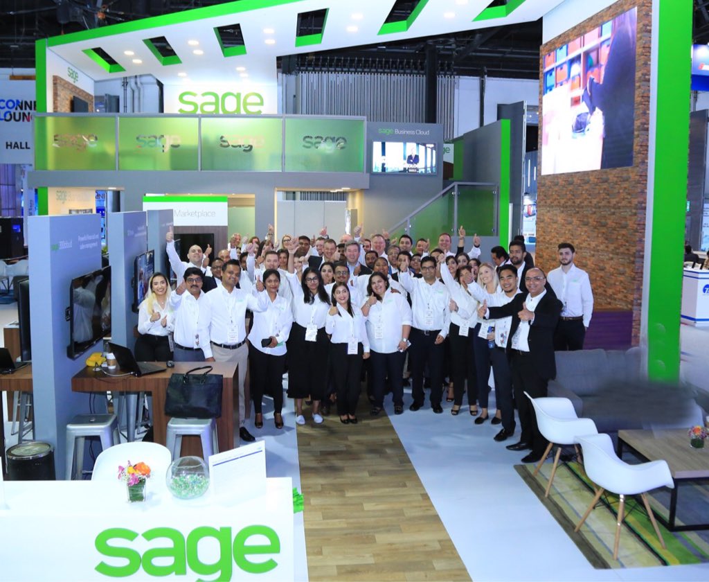 SageMiddleEast's tweet photo. Teamwork makes the Dreamwork💚 Sage is at #GITEX2018 https://t.co/Oqr5eB4z5l