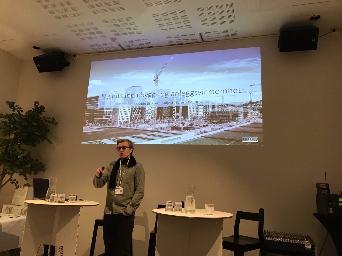<a href="/chreriks/">Christian Eriksen</a> opening discussion on how innovative building owners can promote zero emission. Focus is on construction phase. #buildinggreen