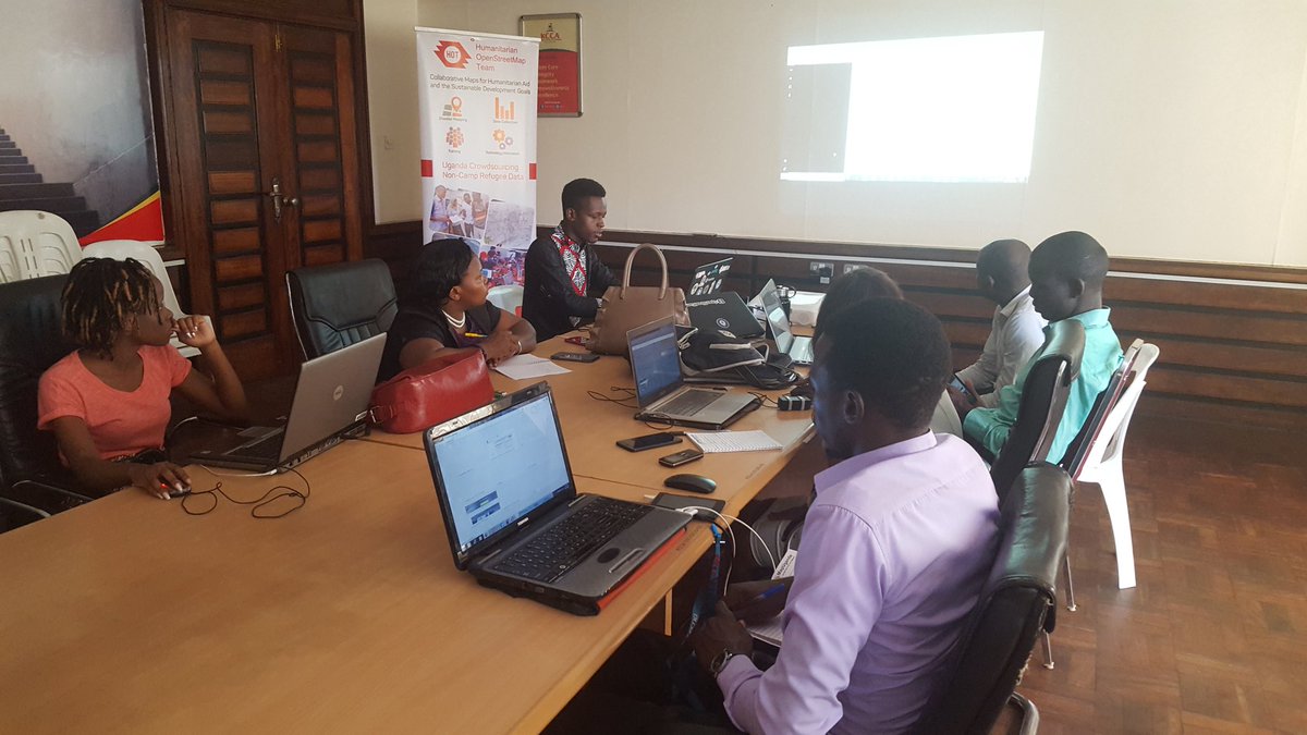 Mapathon at KCCA Mapping Ggaba for disaster resilience using high res drone imagery with <a href="/KCCAUG/">Kampala Capital City Authority (KCCA)</a> <a href="/geogecko/">Geo Gecko</a> <a href="/hotosm_uganda/">HOTOSM Uganda</a>  <a href="/StatisticsUg/">Uganda Bureau of Statistics (UBOS)</a> <a href="/OPMUganda/">Office of the Prime Minister - Uganda</a> @mapuganda