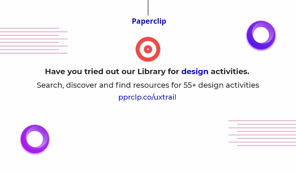 ppr_clp's tweet photo. Visit a new UX Library named "UX Trail" by Paperclip..
Check here: https://t.co/jVIvmPyCFi
#paperclip #pprclp #ui_ux_design #product_design #design_agency_in_jaipur #paperclip_design #pprclp_design #paperclip_design_studio #pprclp_design_studio #uxui #uxdesigner #uxigers #uxd #ux https://t.co/d8894jlE0u