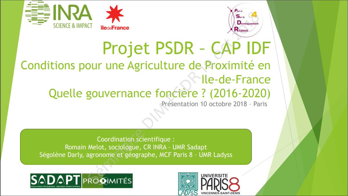 ProgrammeTETRAE's tweet photo. En attendant le compte rendu de la journée #PSDR #DIMASTREA du 10 octobre dernier, retrouvez les présentations des intervenants ici 👉https://t.co/e7fOsQvVHy 
#CAPIDF #PROLEG #BRIEEAU @iledefrance @TorreAndr @Inra_France @irstea https://t.co/GqospF1vlb