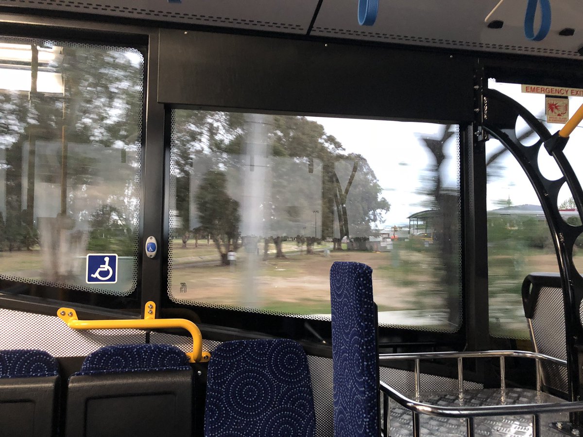 PeteSteelePT's tweet image. First ride home on one of the new @Transport_CBR #bustech buses. The side desto is now at the top of the window and the new seats look great. Great for customers and bus nerds 🚌 🤓