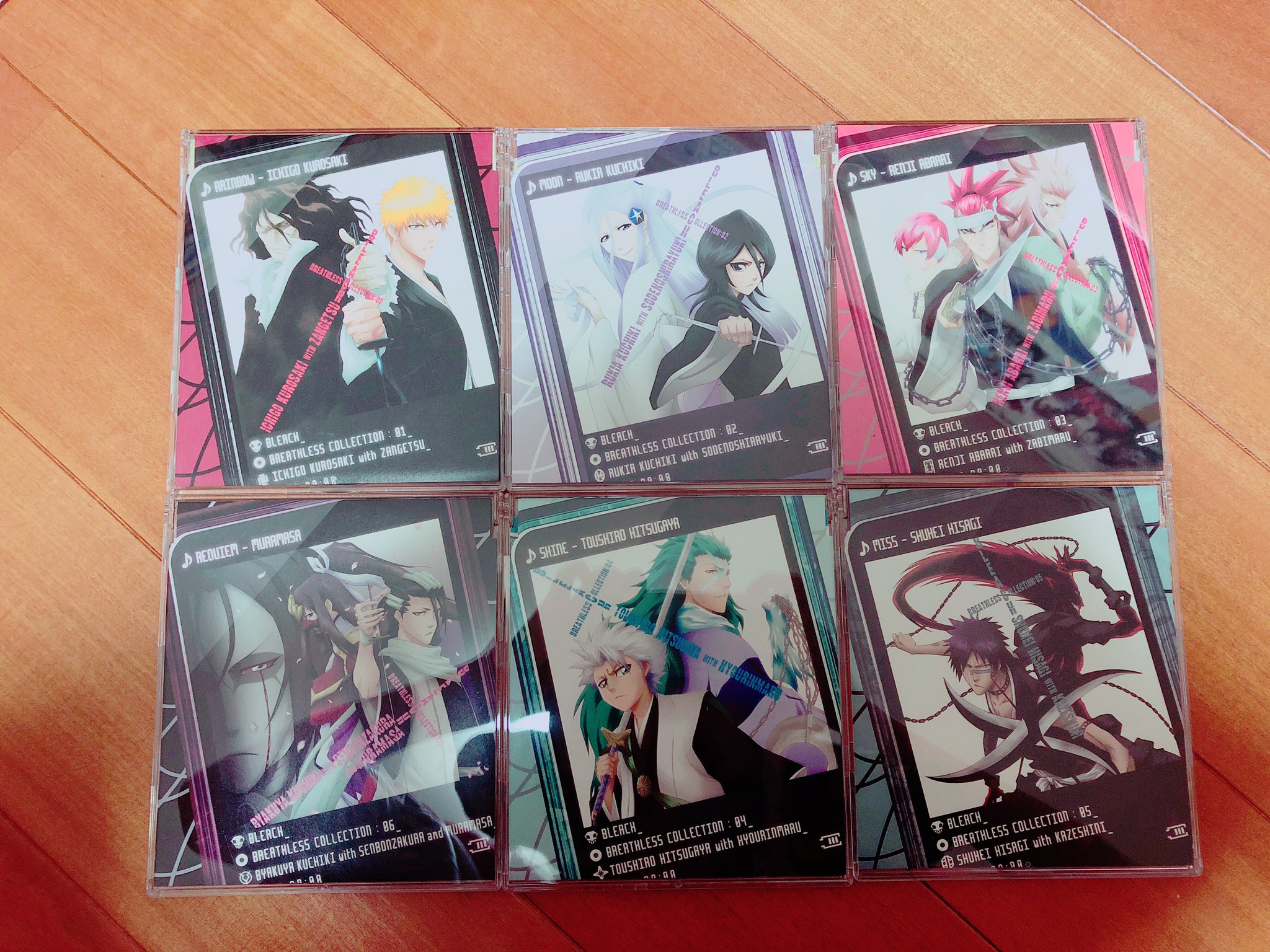 Ao Bleachグッズ購入報告 アニメで斬魄刀異聞篇が放送されている時期あたりに出たcd届きました 声優さんの歌声が聞けて嬉しい