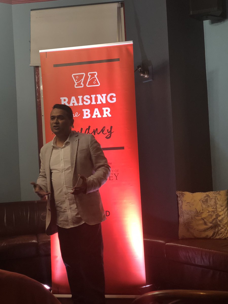 Learn to be ambidextrous, learn to use both your mind and your heart. @ranjitvoola reminds us to bring together profit and purpose so we can solve our social problems. #RTBSYD