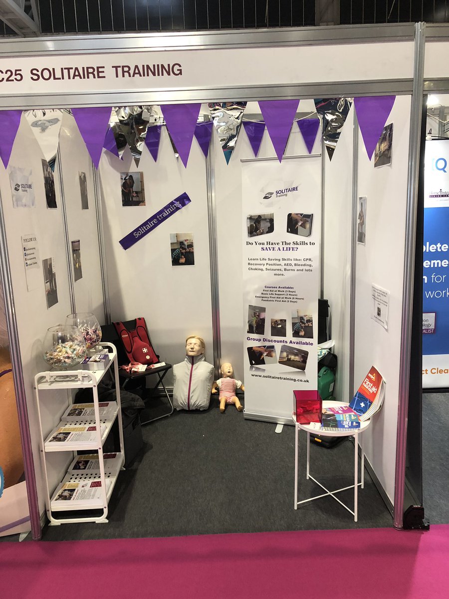 All set up and ready for today. Come along and say hi to us at stand C25 <a href="/CareShow/">Care Show</a>  #careshow18