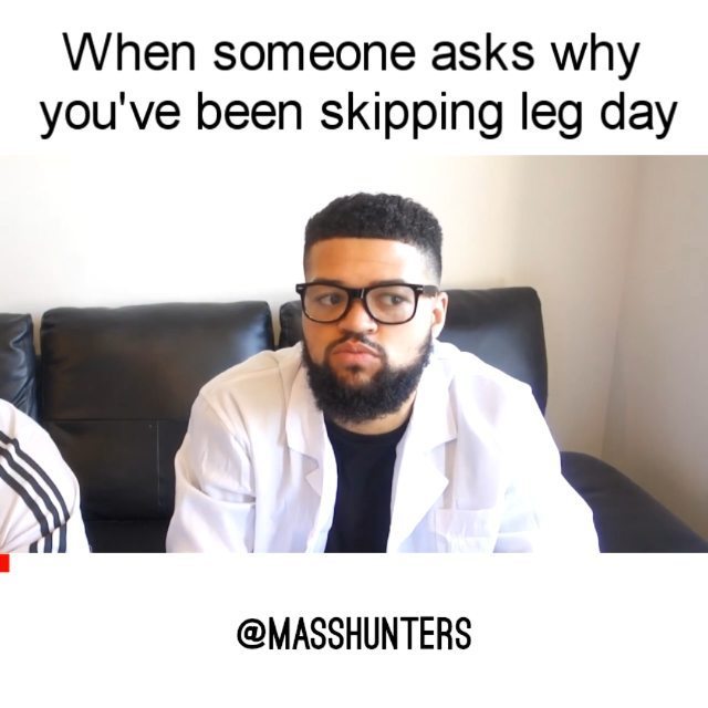MassHunters's tweet photo. Tag a mate that skips leg day 😂 #LegDay https://t.co/82fxt8fRyB https://t.co/6YC1YVimlh