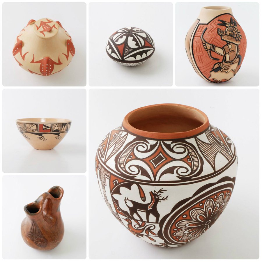 超熱 ネイティブ・アメリカン 壺 つぼ 置物 LEMONTREE 工芸品 - abacus