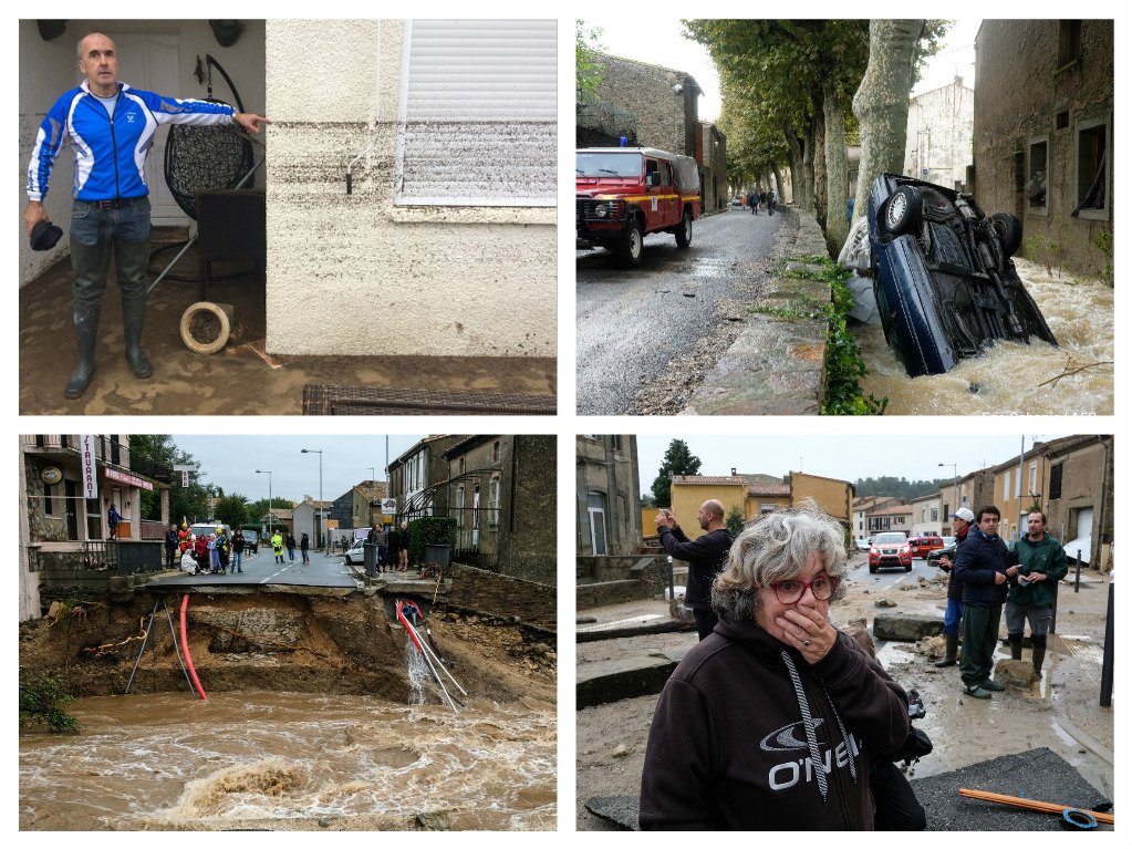 INONDATIONS : 13 morts, 2 disparus, 4 ponts emportés, 500 km de routes touchés, 64 communes sinistrées...
Meurtrie par les inondations, l'Aude panse ses plaies.