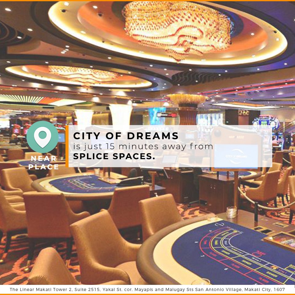 splicespaces's tweet photo. City of Dreams Manila, one of the world's premier casino resort, is just 15 minutes away from Splice Spaces!

Book now!
Standard Room: PHP1,799/Night [2 pax]
PH: +63(2)275 5627
Mobile: +63 929 076 1859
US: +1(818)963-5626
splicespaces@gmail.com

#SpliceSpaces #BudgetSpaceInMakati https://t.co/j0JVTH37lG