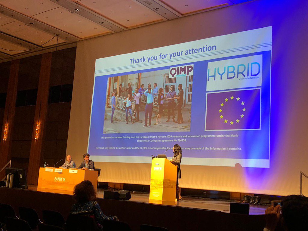 T2Beyer's tweet photo. @HYBRID2020 Congrats to Ale on her first HYBID talk at the RANM meetibg. Charming and knowledgable. 👍 https://t.co/8qEzUFOxv1