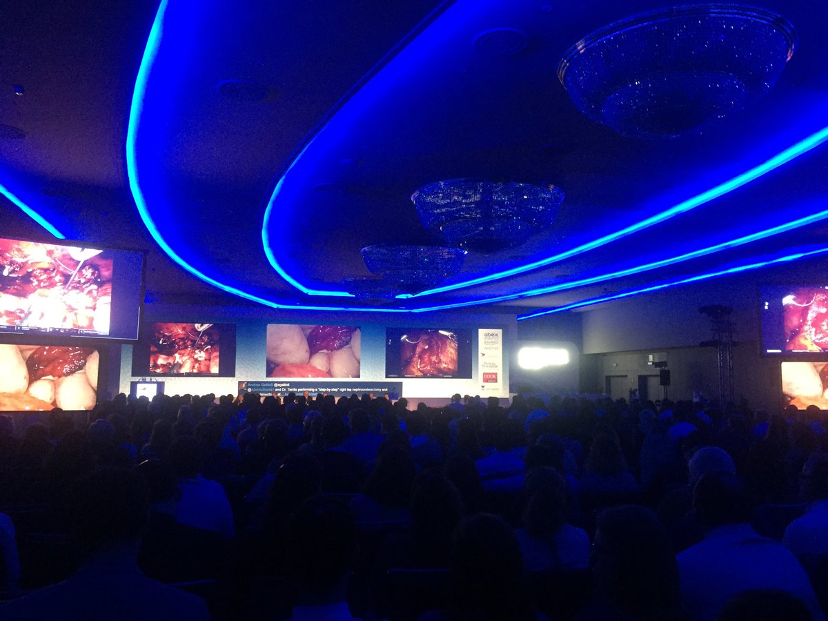 joanfundi's tweet photo. Three screens with live surgery, more than 20 international faculty, more than 600 attendees: 55 F Puigvert course 2018 live! https://t.co/ksFPALzjYr