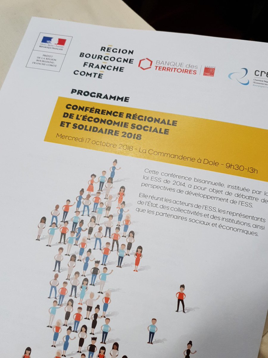 HELLEGOUARCH_C's tweet photo. Lancement de la Conférence régionale #ESS @bfc_region https://t.co/wcTxjtdu1q