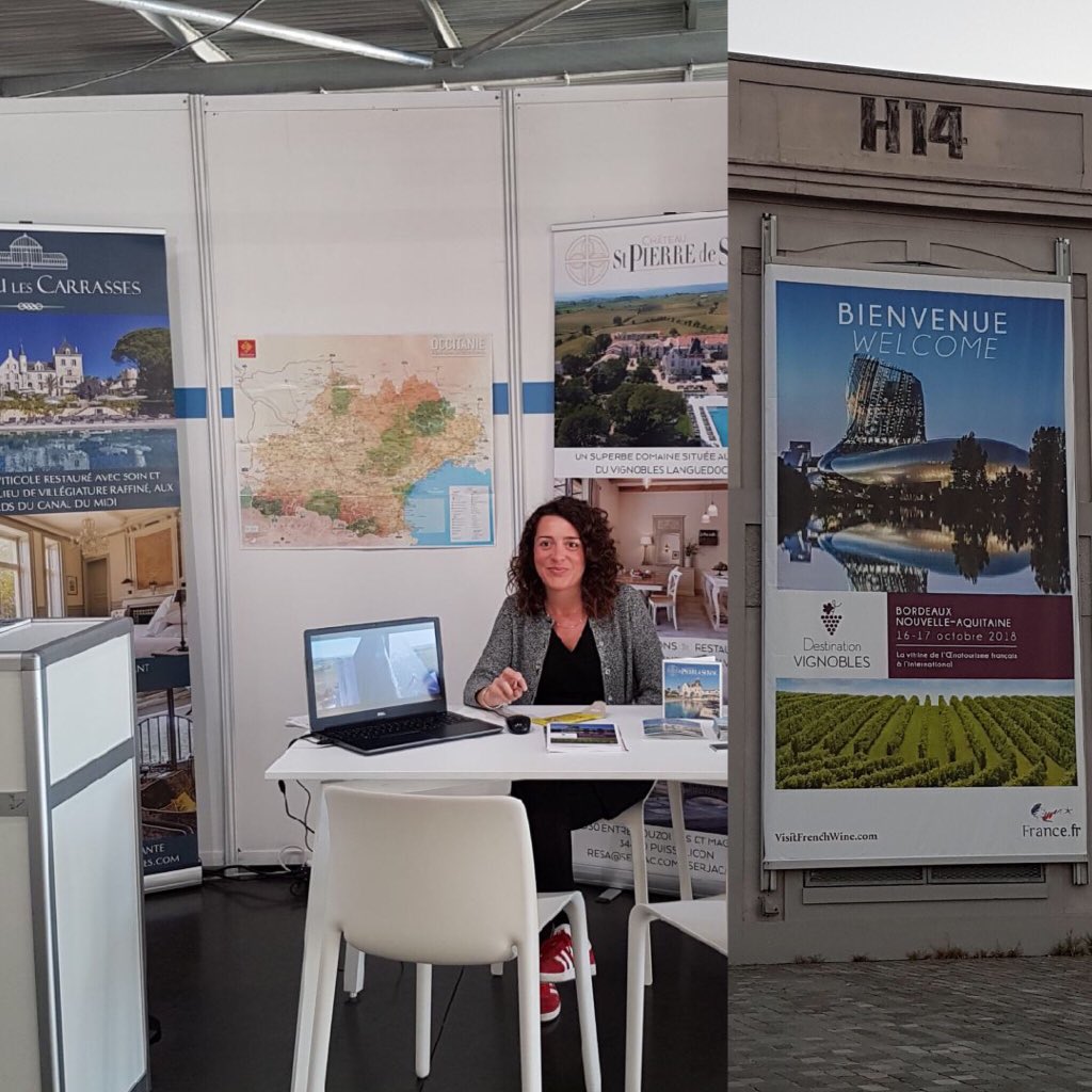 Drop past and see us at the Destination Vignobles salon in Bordeaux organised by Atout France. The only dedicated B2B salon for promoting wine tourism in France.