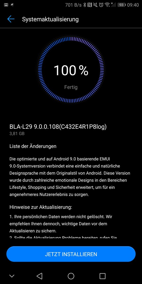 MarcoLerch76's tweet image. Hi.... Pie!

#Huawei #Mate10Pro #AndroidP #Beta