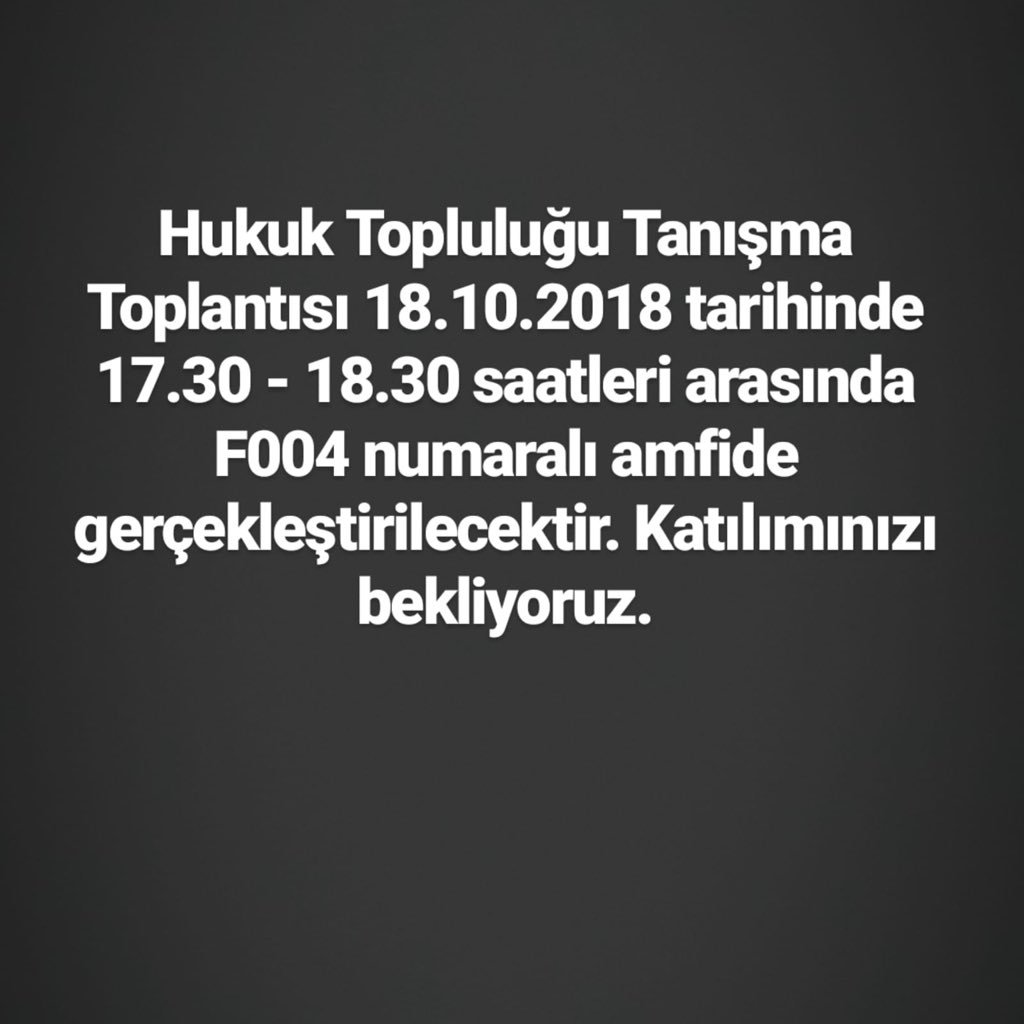 YU Hukuk Topluluğu (@yasar_hukuk) on Twitter photo 