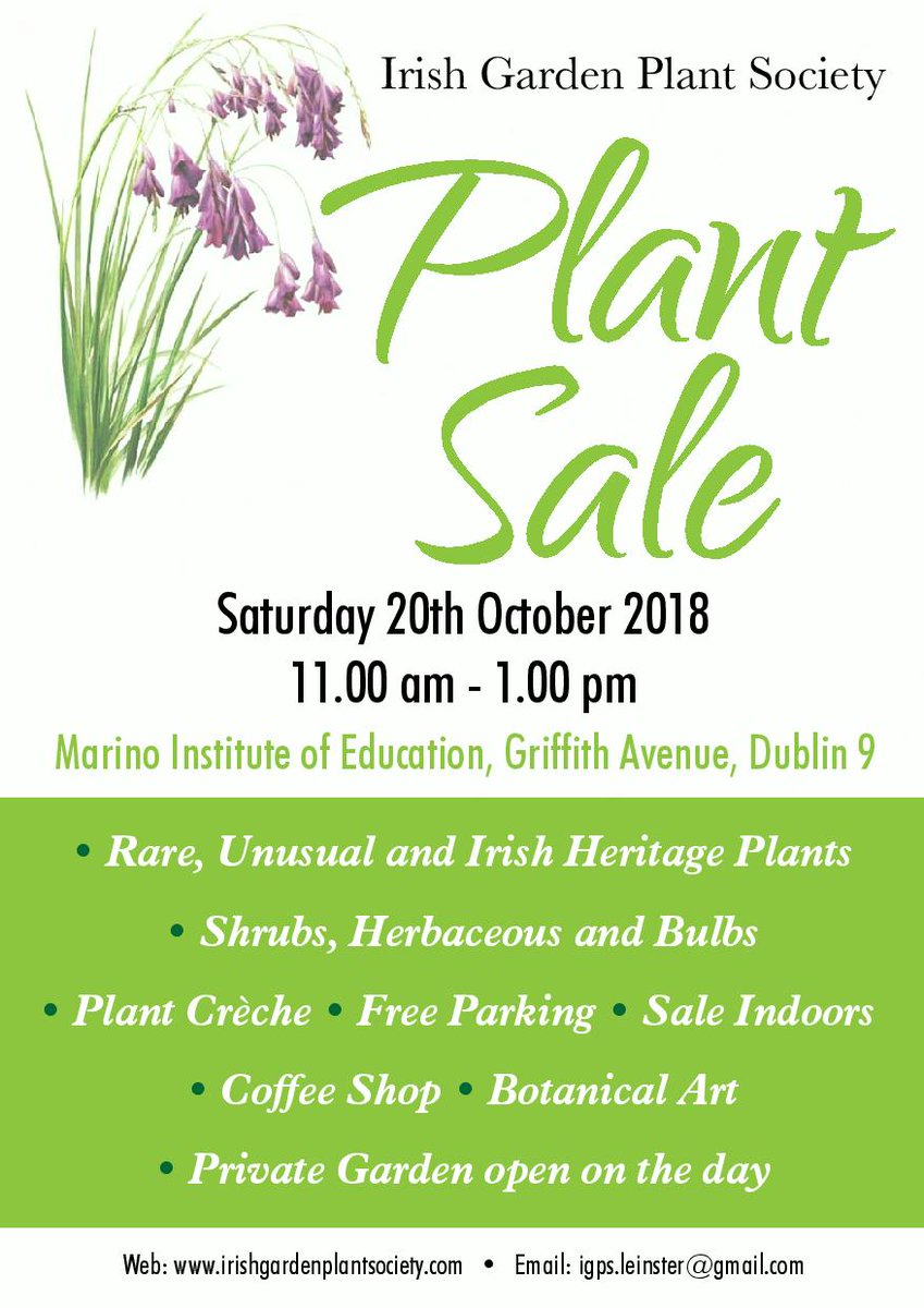 Our famous plant sale is on this Saturday at the <a href="/MarinoInstitute/">MIE</a> from 11am until 1pm. Hope to see you there. (And please  RT!)