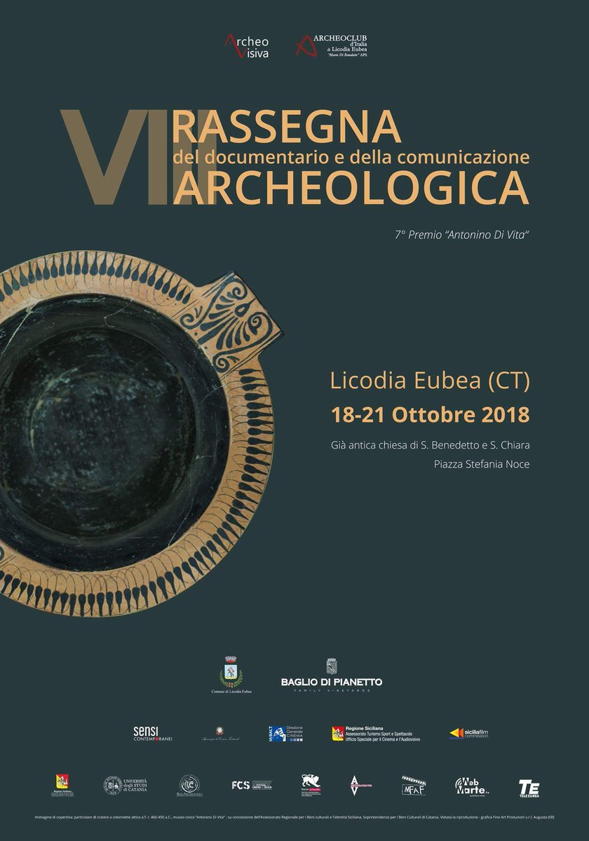 Inizia domani la #rassegnalicodia18: quattro giorni di cinema archeologico, eventi, aperitivi e incontri 📽

📅 Sabato 20 ottobre ci saremo anche noi con un seminario su social e archeologia!

L'ingresso è GRATUITO ed è possibile prenotarsi a questo link eventbrite.it/e/biglietti-sc…
