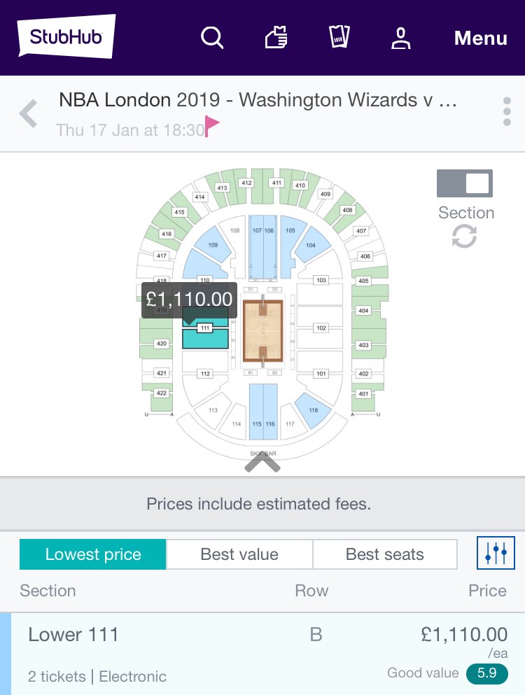 SamanthaQuek's tweet photo. Queued online for 75 mins for @NBAUK Tickets in a Pre-Sale to be told they are sold out.
Tickets already now on @StubHub for £1,100 😞
I’m never going make it to an NBA game in the U.K...
3 years no joy! 👎🏻🏀
#STOPTOUTS https://t.co/WLwspheX4f