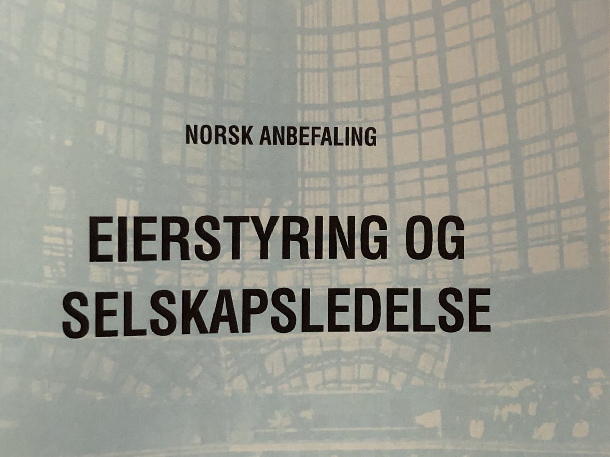 AksjeNorge's tweet photo. Idag er vi på NUES Forum for eierstyring og selskapsledelse. Interessante endringer i anbefalingene. Viktige temaer #GF #samfunnsansvar #styret Vi hører fra både Øyvind Eriksen i Aker og Håvard Gulbrandsen @KLPkvitrer
-Bruk stemmeretten din på GF💪
https://t.co/CASjtobwdf https://t.co/8EksniD4zW