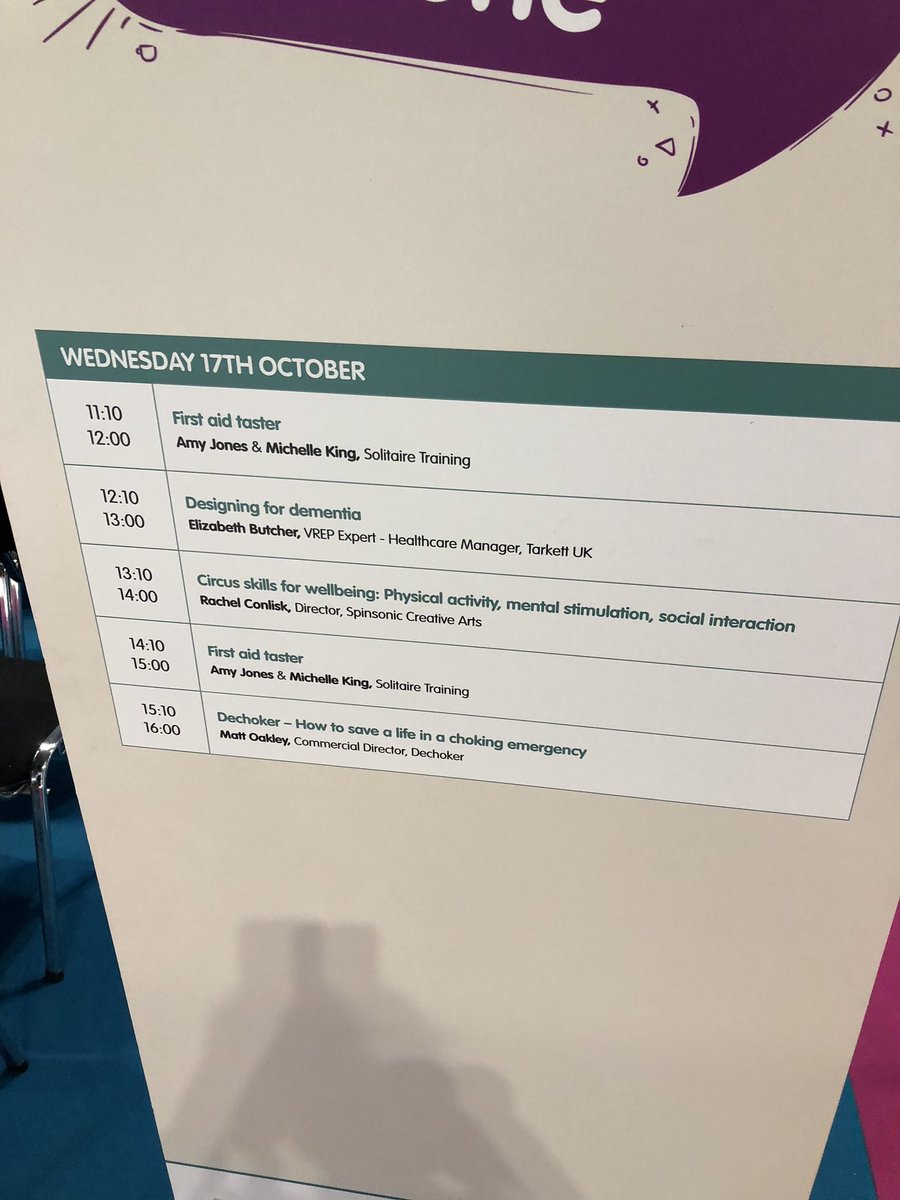 #careshow18  <a href="/CareShow/">Care Show</a>  @WorkSafeTng