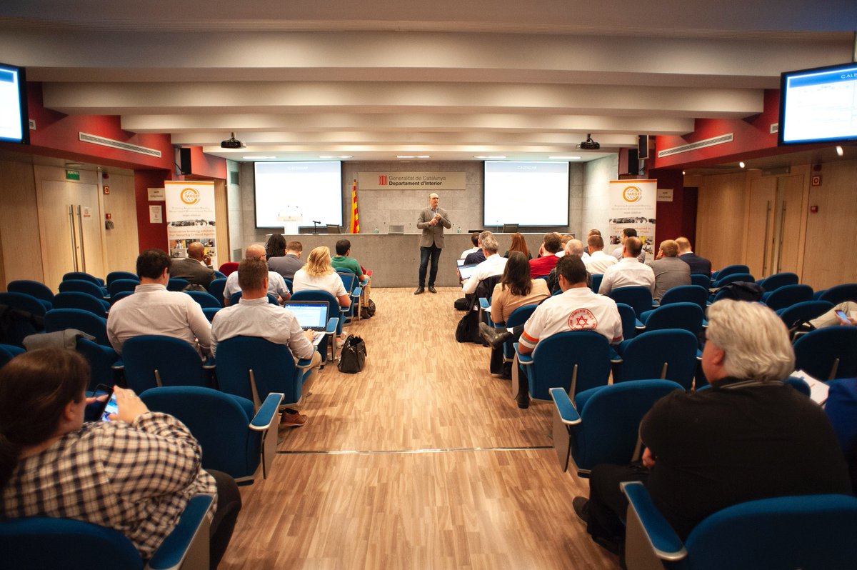 17th-18th October <a href="/TARGET_EU/">TARGET</a> Public Workshop is happening! Welcome to our 50 delegates. Plenary today and interactive demonstrations tomorrow. Venue: <a href="/interiorcat/">Interior i Seguretat Pública</a> and #ispccat 

#AugmentedReality #VirtualReality #ispccat