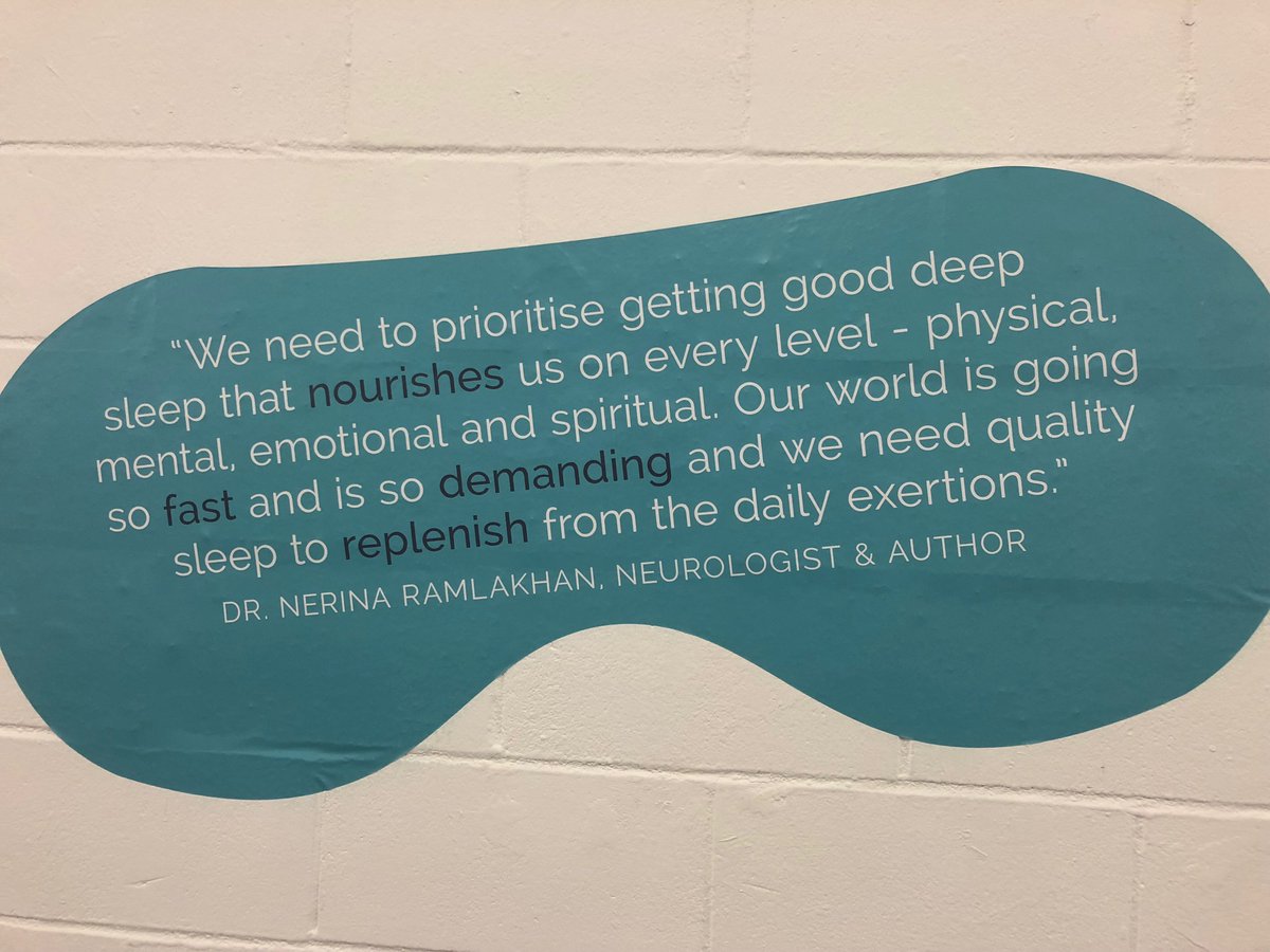 PlayMoshiKids's tweet photo. #WednesdayWisdom from @DrNerina displayed at @SOMNEXshow #MakeBedtimeADream #sleep #moshi https://t.co/nESapSJeAf