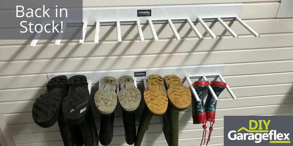 flexgarage's tweet image. You might not need your wellies this weekend but it is only a matter of time!  Add this useful welly rack to your garage wall or utility area to make a great and clever storage solution.

But it online at bit.ly/2QVHLea

#garageflex #bootrack #wellyboot #bootstorage