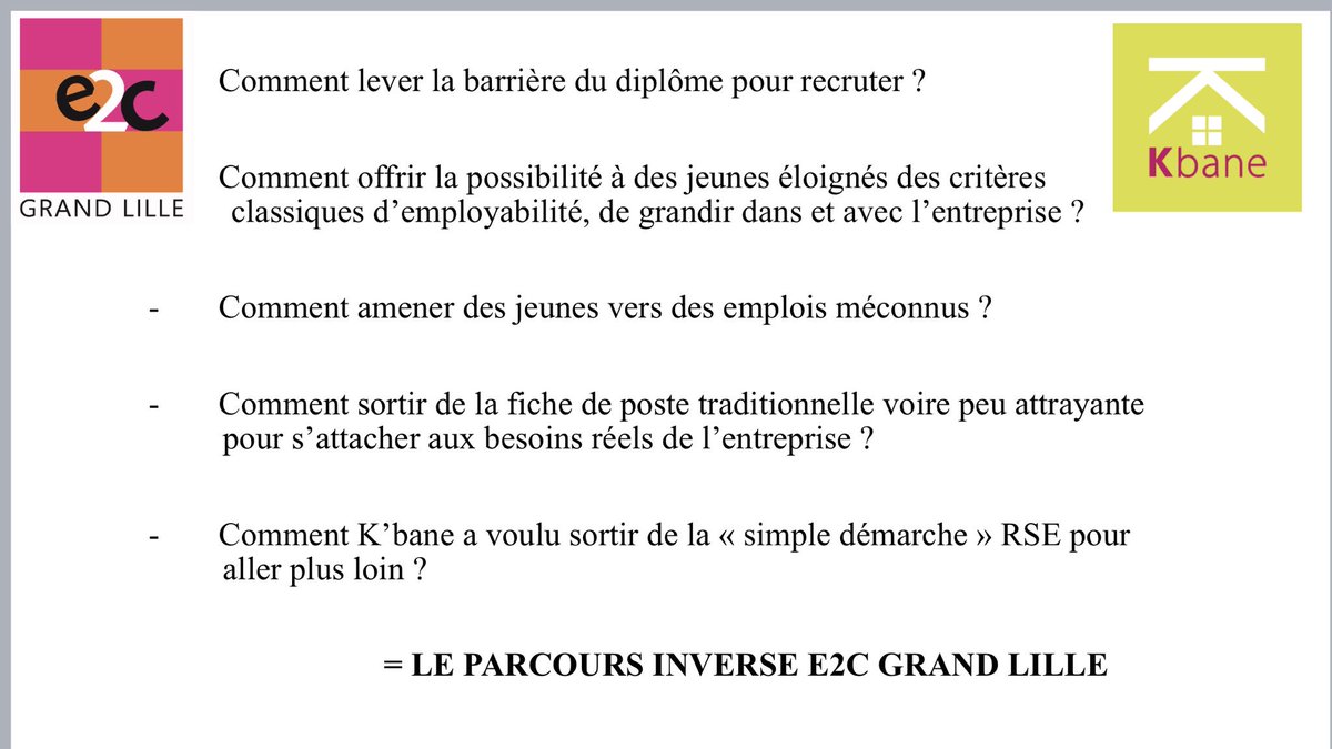 LaurentVitoux's tweet photo. 2e édition des « Lauréats de la Diversité » au #WFRE18 ... l’@E2cGrandLille va pitcher sur sa démarche innovante « Parcours Inversé » #goodluck ! https://t.co/zbyWcsgE6k