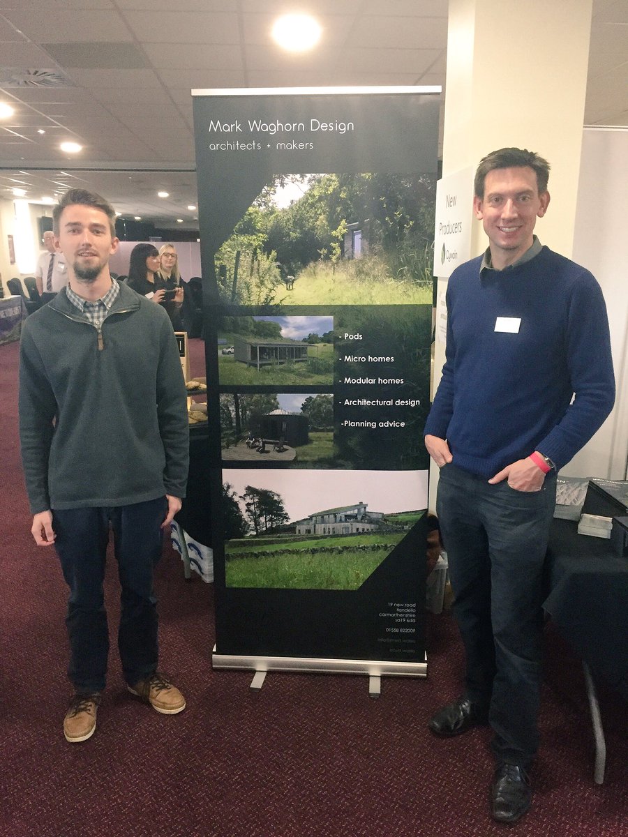 Today we’re at the #CarmsTourismSummit @official_parc showcasing our #glamping pod designs. Come over and talk to Mark and Sam to find out more