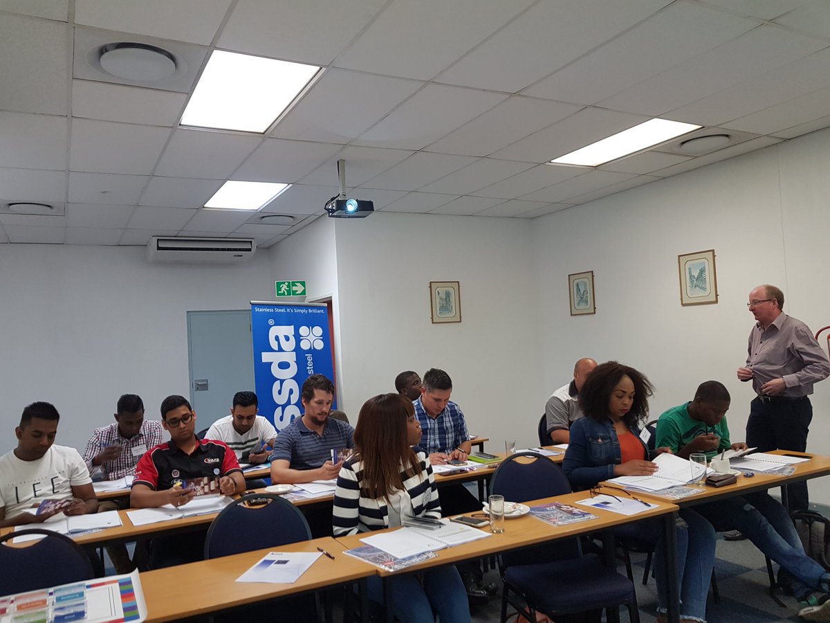 sassda_sa's tweet photo. Our KZN Fundamentals of Stainless Course held at the Master Builders Association was a rip roaring success - packed with fun facts and lots of laughter and learning! Don't miss out on the next Sassda training course. #sassda #stainlesssteel
https://t.co/yLmmYn5VXb https://t.co/VVCeYKlmBl