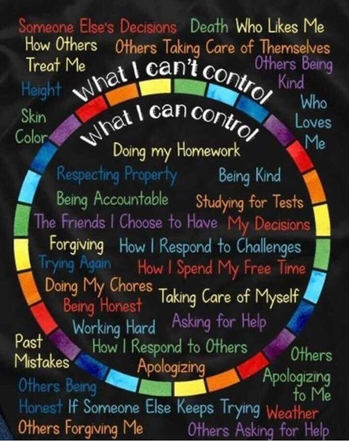 Zippy11Ms's tweet image. This is an excellent graphic #cancontrol #cantcontrol