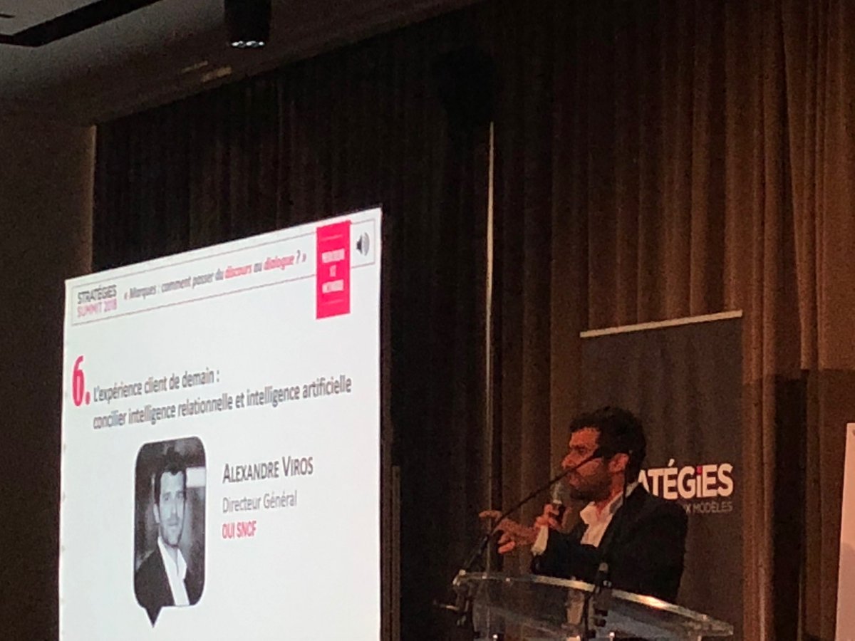 botnik_agency's tweet photo. La singularisation de l'échange via emailing permet de booster de 20% le taux de conversation chez @ouisncf Question @alexandreviros : combien avec un chatbot?
#parcoursclient #UX #chatbots #dialogue #confstrat #marketingrelationnel https://t.co/fYYSfB7ML9