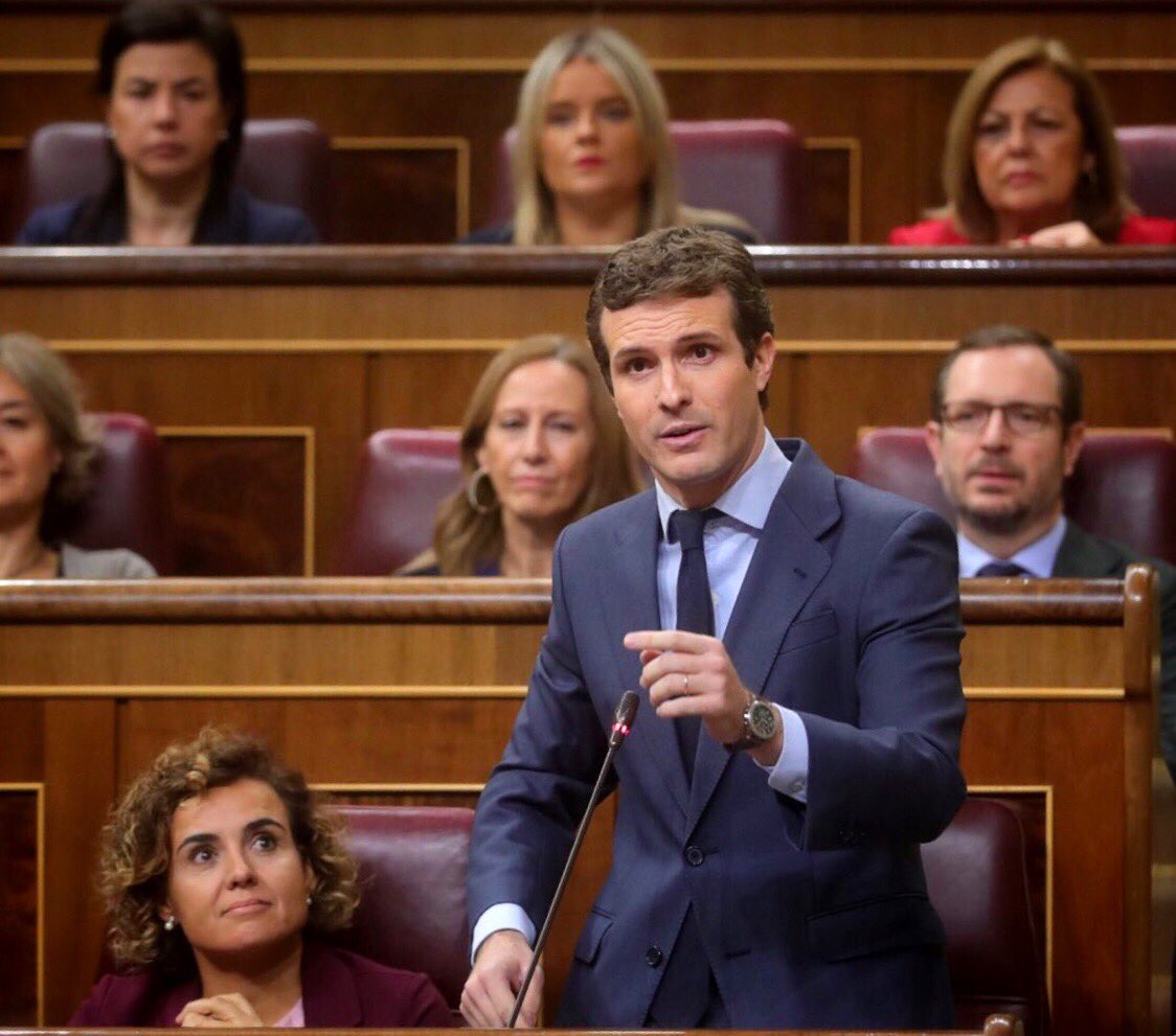 pablocasado_'s tweet photo. Como siempre, el socialismo fracasa cuando se acaba el dinero de los demás. Por eso, lo que interesa a los españoles es que fracase su Gobierno antes de que vuelvan a arruinar, una vez más, a España. 

#SesióndeControl https://t.co/zaF6q8MekO