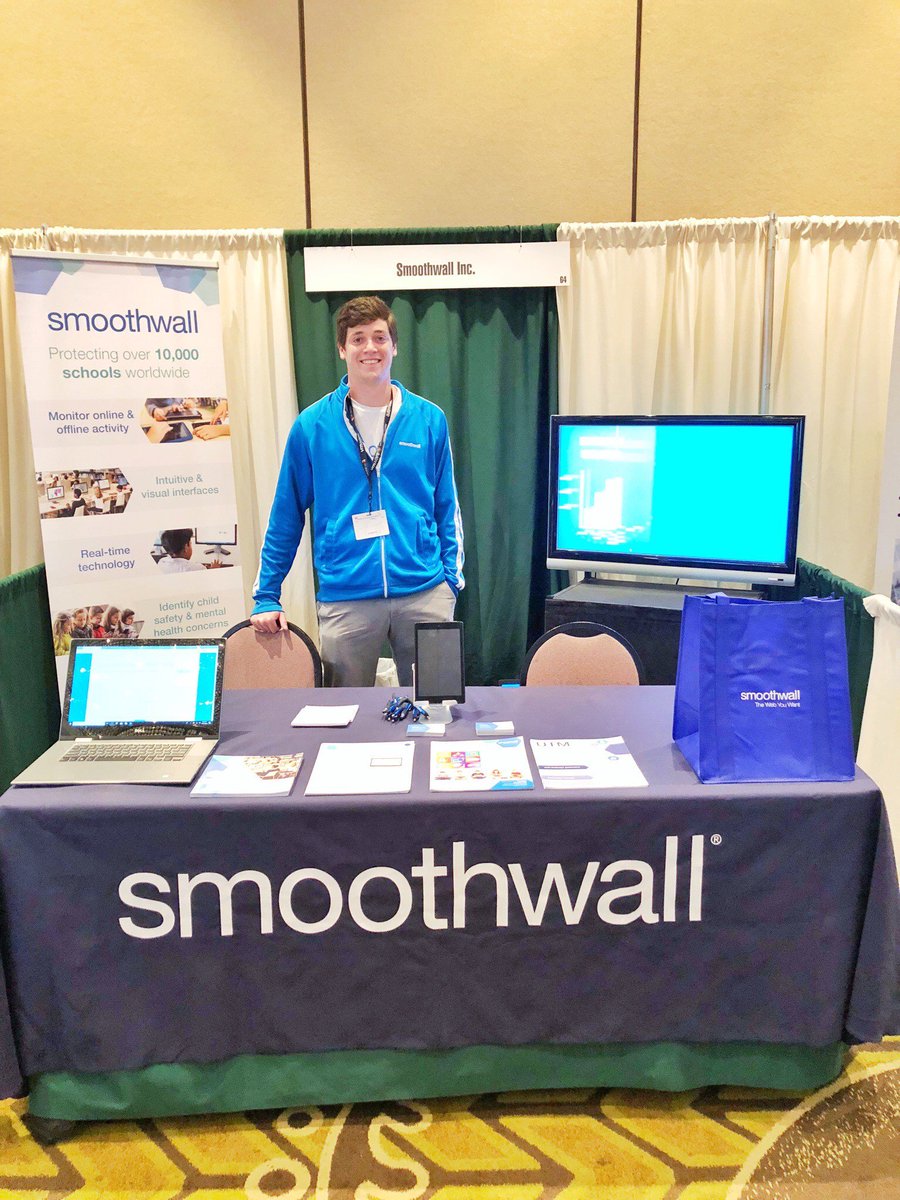 SmoothwallUS's tweet photo. Good morning #MOREnet2018, we're ready for day two! Visit us at booth #64 today and learn how you can win an iPad and Apple Pencil https://t.co/9yERMrrzlB