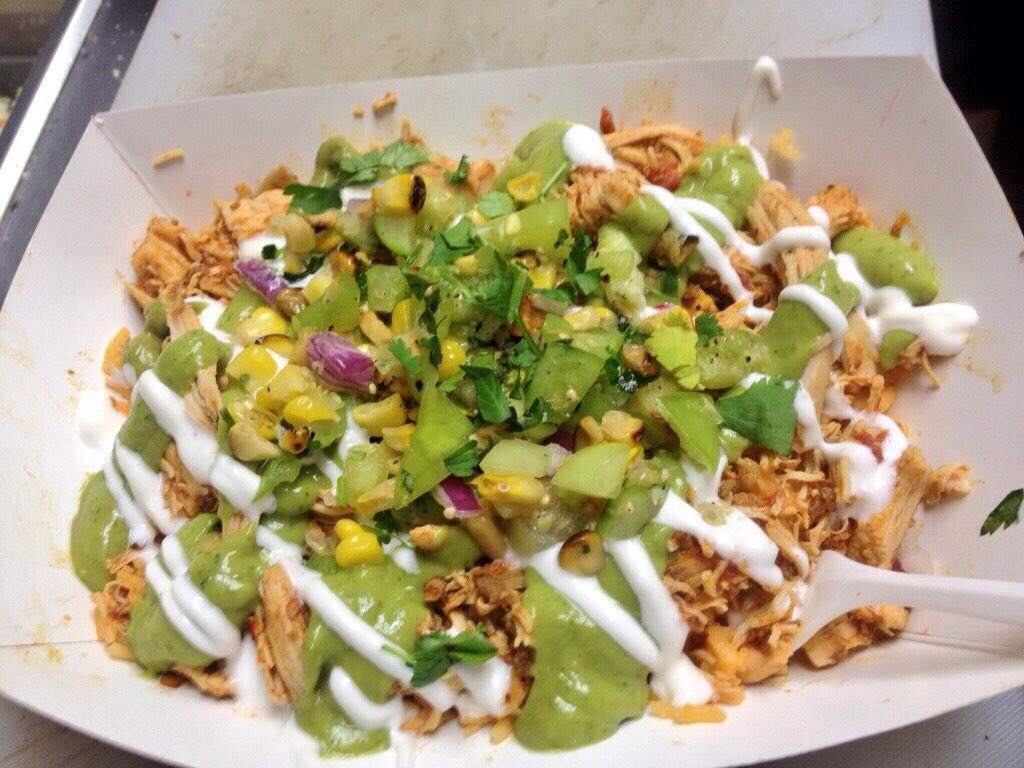 ChefDrivenCo's tweet photo. “GET SAUCED” on 6th St &amp; 2nd Ave.  in front of @CapellaTower. Specials: Tinga Rice Bowl, Mexican Corn &amp; Mexican Torta. #GETSAUCED https://t.co/RefxuQnrEG