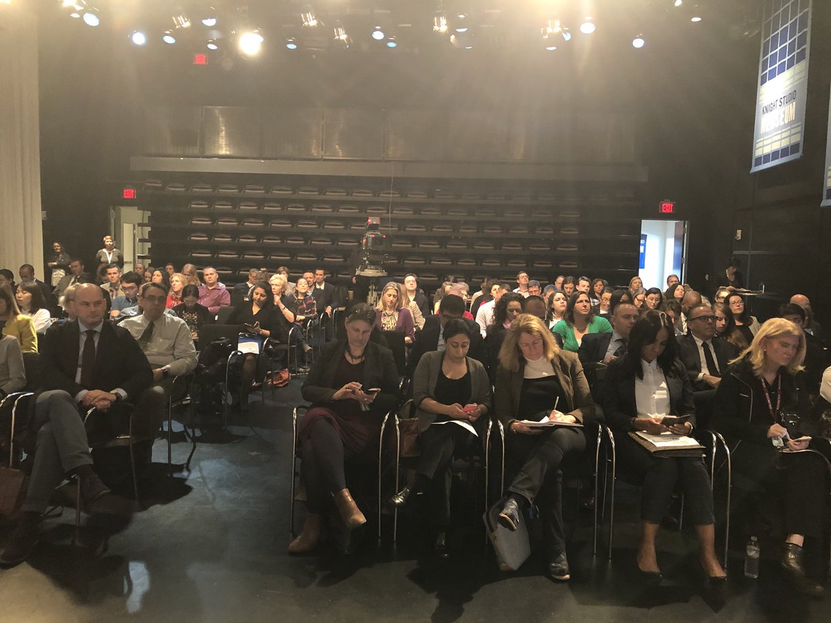 afshop's tweet image. Great crowd at @Newseum for our #digitalroundtable on “Fighting False News”