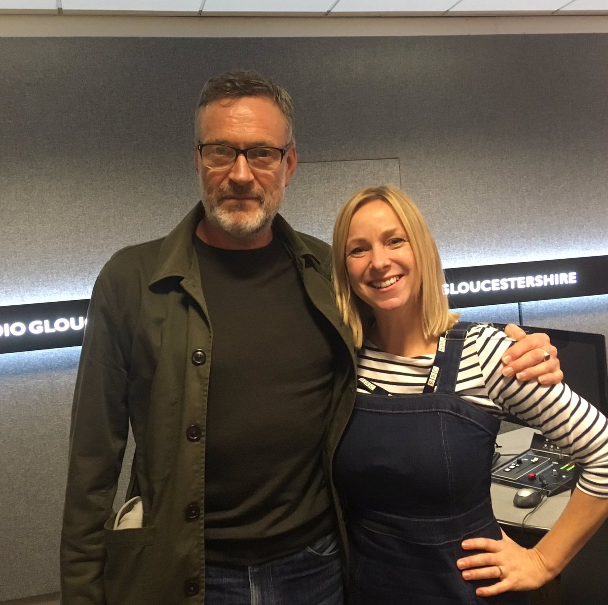 Oh my goodness !! What a lovely man!! Neil Arthur from  <a href="/_blancmange_/">blancmange</a> !!! if you missed the interview <a href="/BBCGlos/">BBC Gloucestershire</a> go to the bbc i player immediately today from 12 :))