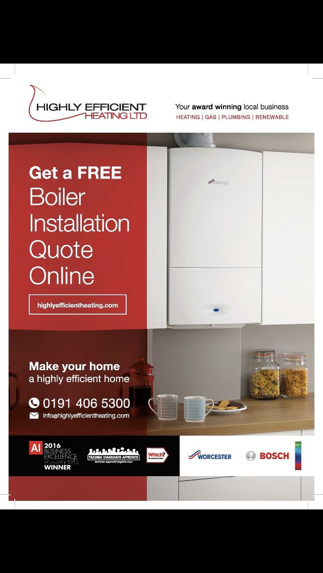 Highlyefficient's tweet image. Get your new boiler quote in less than 30 seconds @ highlyefficientheatin.com #highlyefficient #awardwinning #local