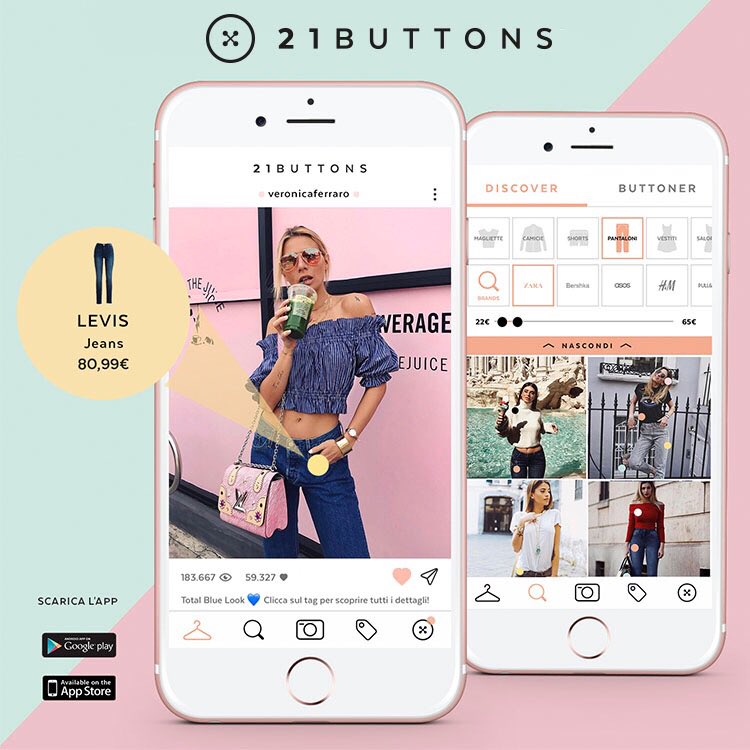 Ele340's tweet photo. Con l’app di moda @21buttons ottenere lo stile che ti piace è facile. Io già ho un profilo! E tu, cosa aspetti? 😉 https://t.co/qohoR9JcgL