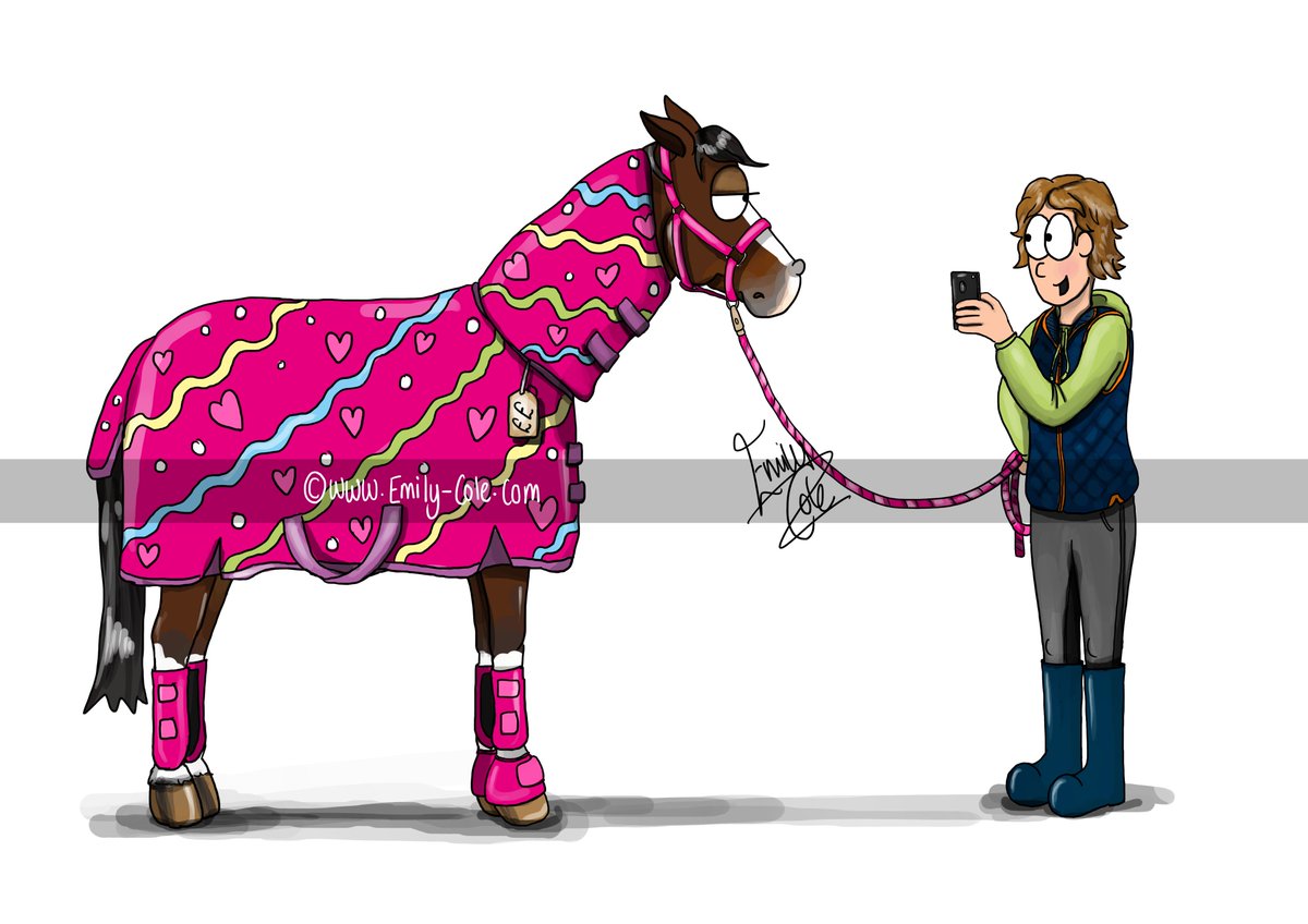 ECIllustrations's tweet photo. 'I can't promise that this won't have repercussions in your Dressage test this weekend.' https://t.co/ZJZCKSuPL6
