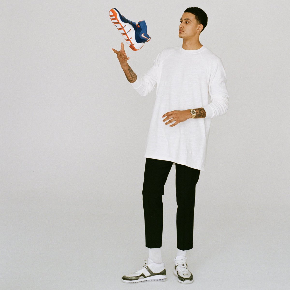 nicekicks's tweet photo. .@KyleKuzma has officially signed an endorsement deal with sneaker marketplace @GOATApp.

GOAT will provide highly-coveted @Nike sneakers for Kuz to wear throughout the season.

What do you think of this unexpected partnership? https://t.co/zr2UQpQabi