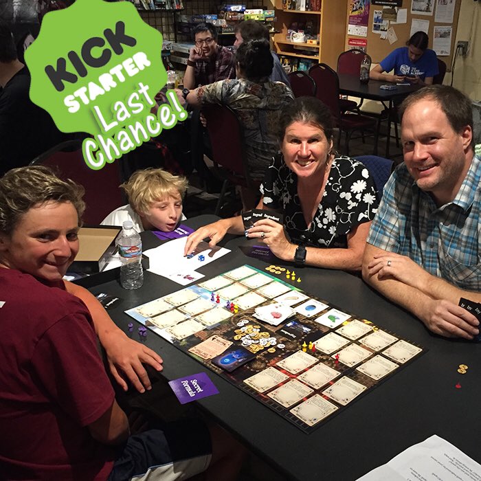 SchuFamilyGames's tweet photo. This is it, the last day of the Kickstarter for #KillMerlin! 😄 If you haven’t backed it yet, please join the fun! 😂 https://t.co/okhZmdmEvz 👍 Thanks everyone for taking the journey with us 🤗
.
#killmerlin #boardgames #familygamenight #kickstarter #bgg https://t.co/yFpgla2fnb