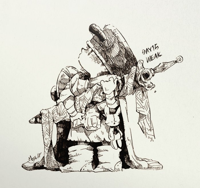 Day14~17
#inktober #inktober2018
今回のお題は難しいのばっかりでした…